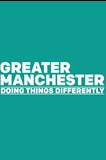 Greater Manchester Doing Things Differently logo with teal background